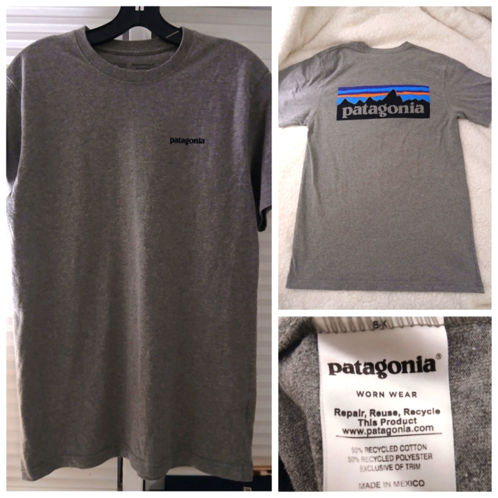 Vintage Patagonia gray tshirt.